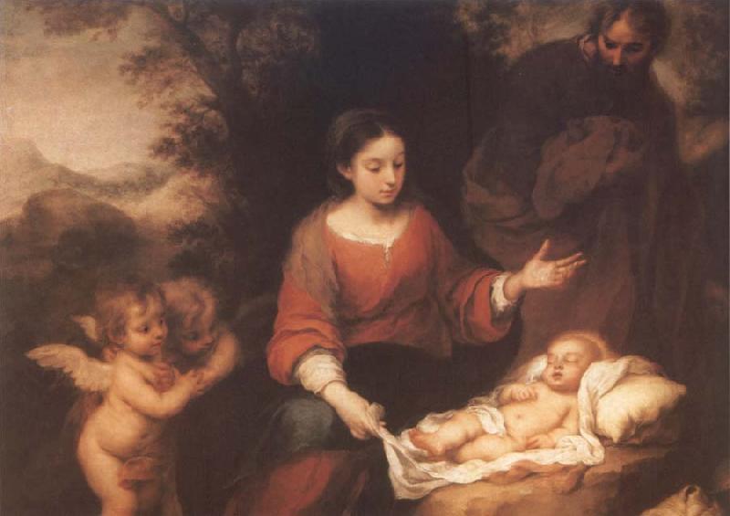 Bartolome Esteban Murillo Rest on the Flight into Egypt